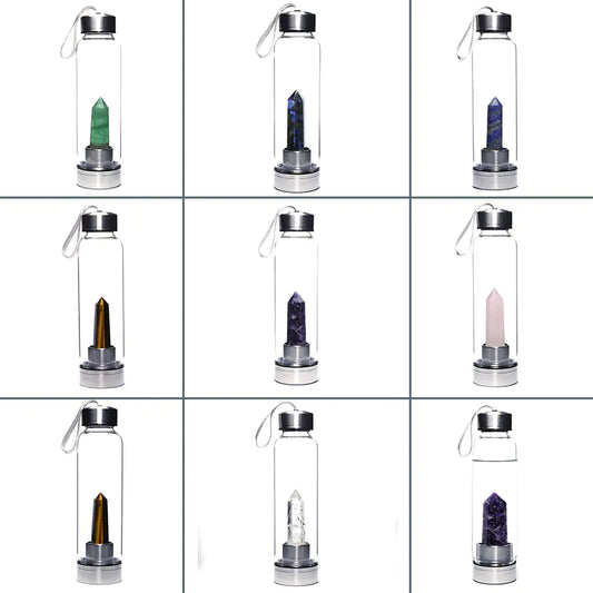 Crystal Glass | Energy Pillar Bottle
