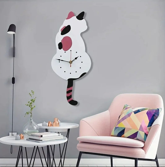 Mystical Cat Clock
