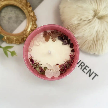 Dried Flower Scented Candle