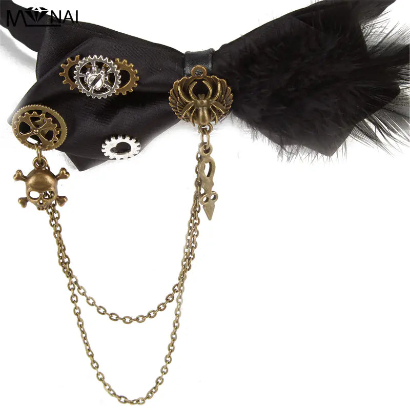 Steampunk Gothic Bow Tie