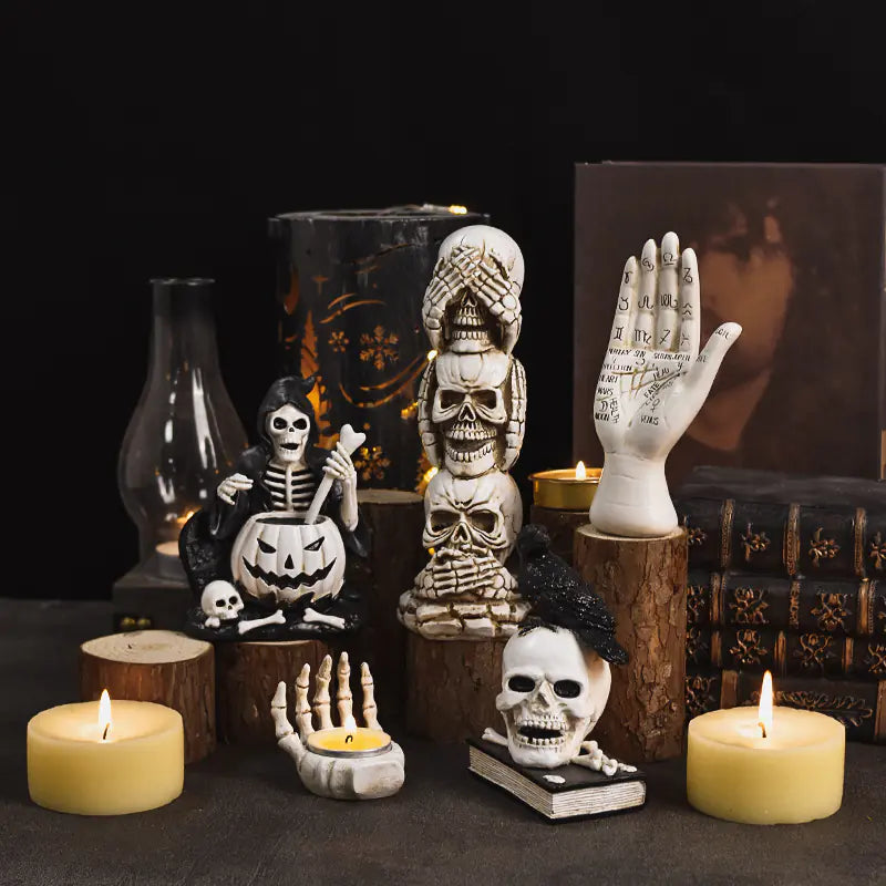 Skull & Spooky Spirit | Candle Holders