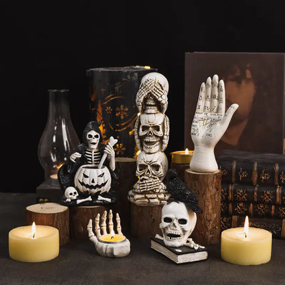 Skull & Spooky Spirit | Candle Holders