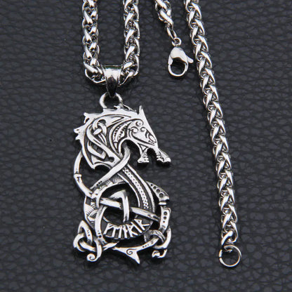 Nordic Dragon Necklace