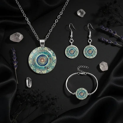 4pcs Mandala Set - Sorceress Sanctuary 4pcs/Set / Green