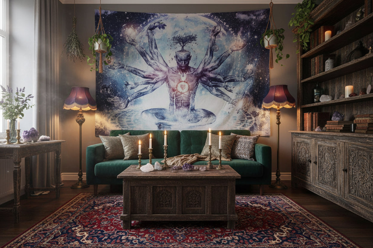 Divine Hand Guanyin Tapestry