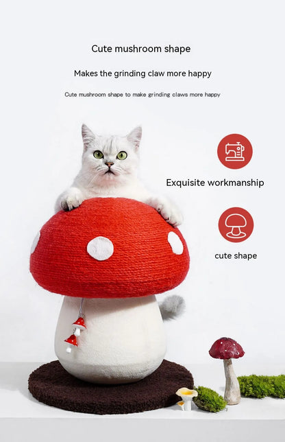 Mushroom Cat Scratcher