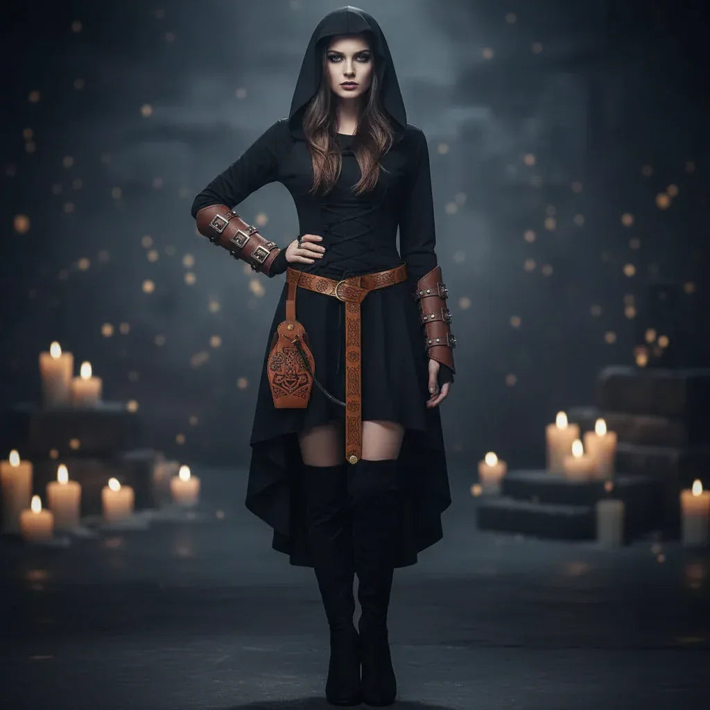 5 Pcs Witch Set - Sorceress Sanctuary Black / Large