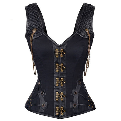 Detailed Witch Corset Top