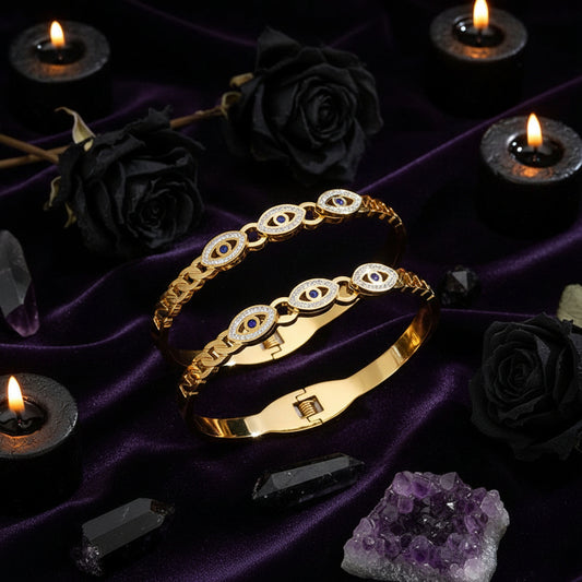 Titanium Steel Evil Eye Bracelet for Cross-Border Trade Sorceress Sanctuary