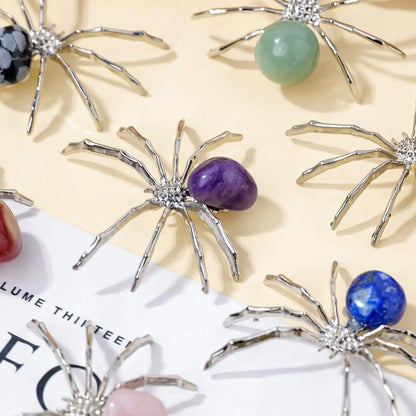 Polished Crystal Spiders