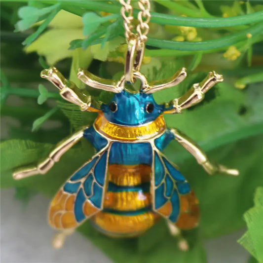 Antique Artistic Bee Necklace