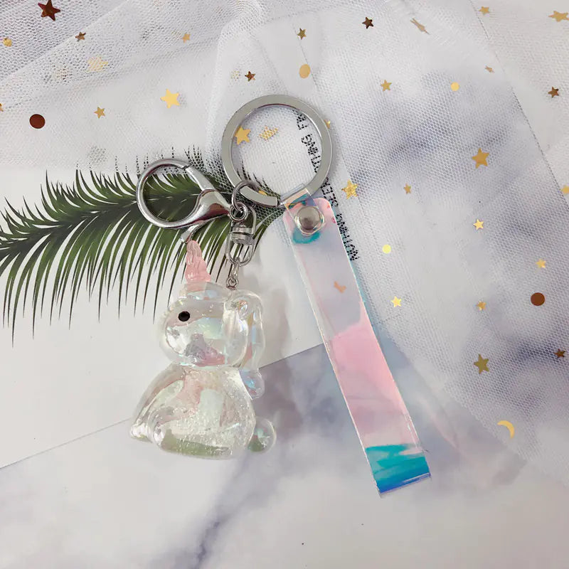Unicorn Crystal Keychain