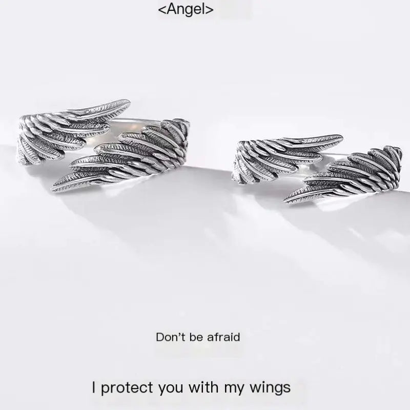 Angel & Demon Adjustable Ring