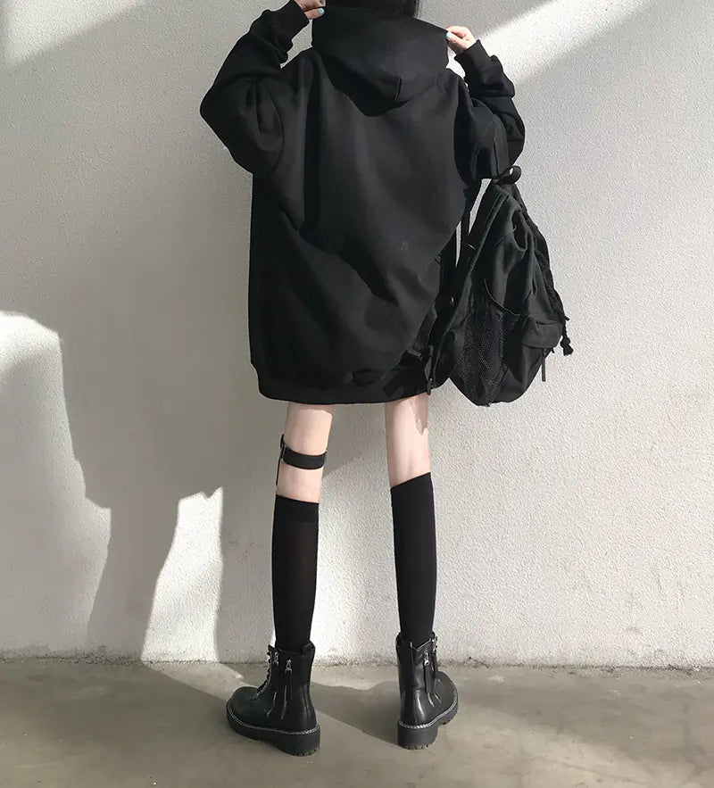 Gothic Oversized Hoodie