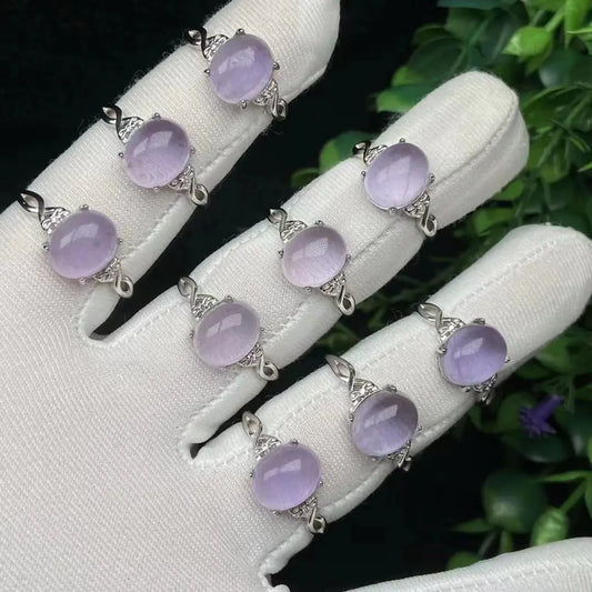 Purple Crystal Ring