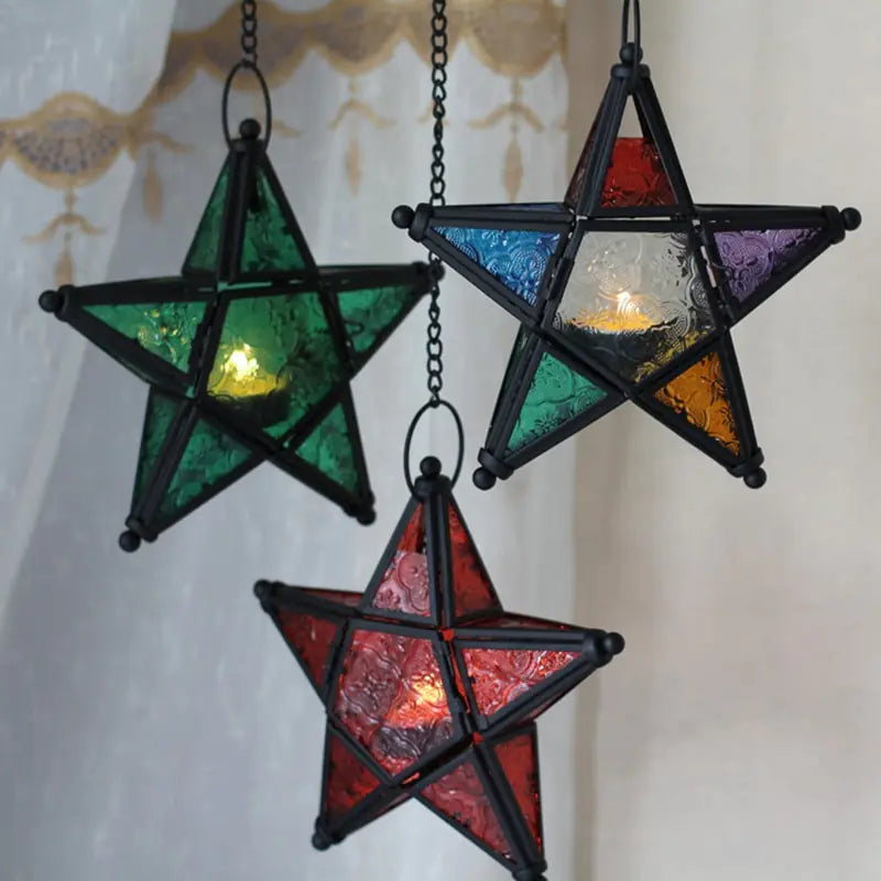 Hanging Star Lamp | Candle Holder Sorceress Sanctuary