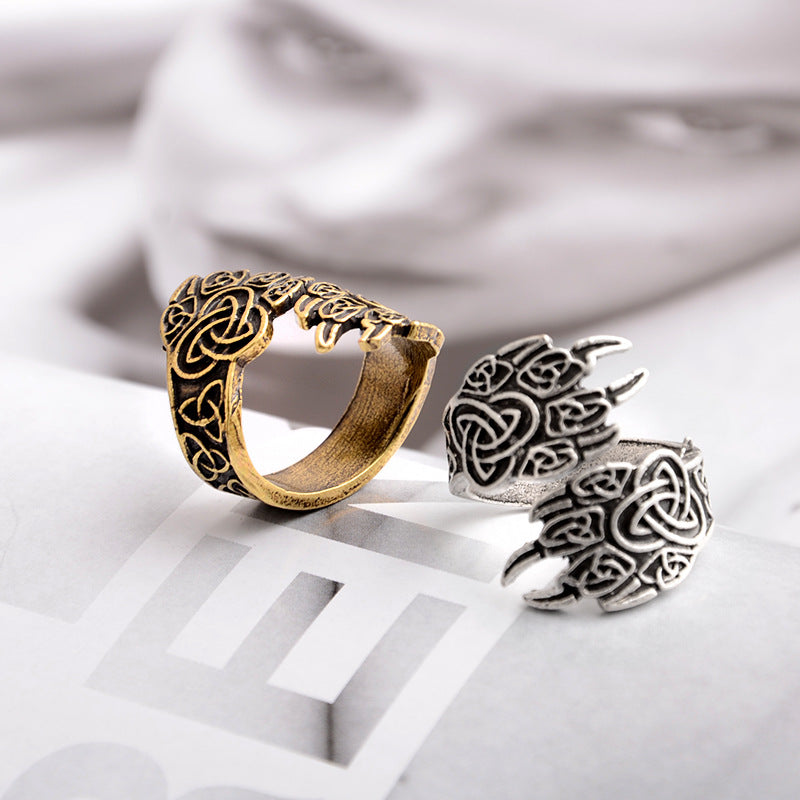 Nordic Mythology Viking Odin Ring for Men
