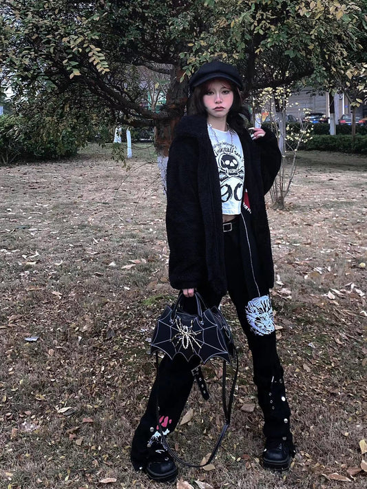 Shiny Gothic Bat Bag