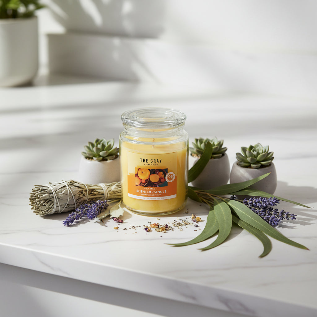 Glass Aromatherapy Candle