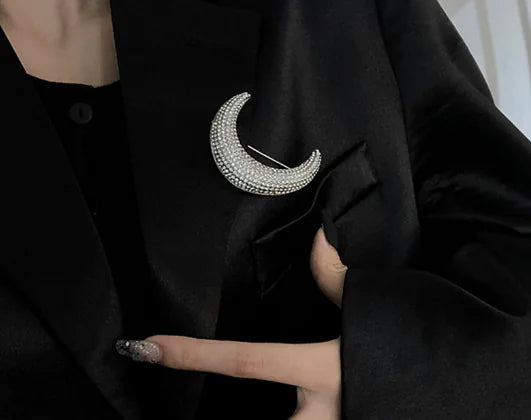 Celestrial Moon Brooch
