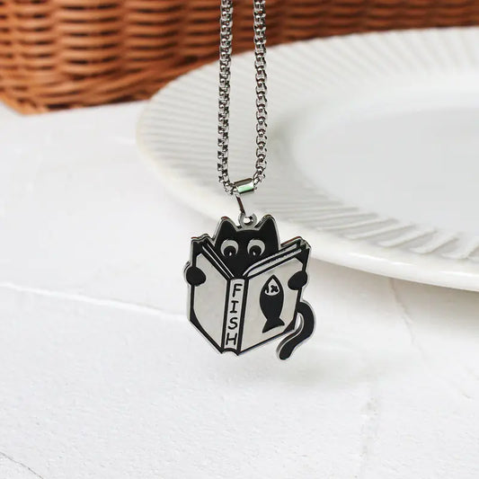 Creative Black Cat Pendant