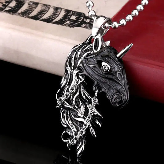 Horse Zodiac Amulet Necklace