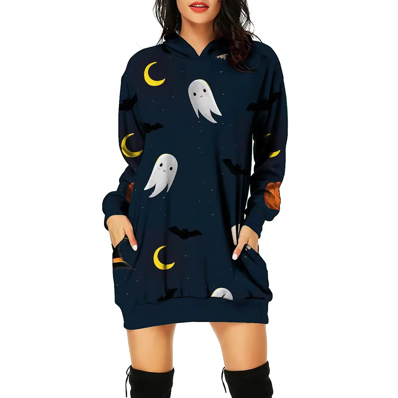 Spooky Print Dress