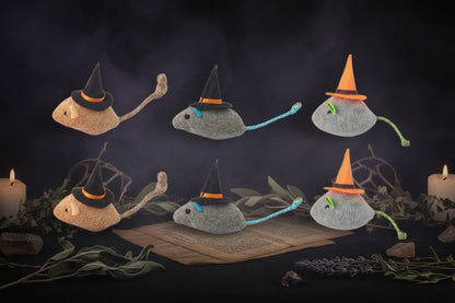 6 Witch Mice | Cat Toys - Sorceress Sanctuary Magic hat