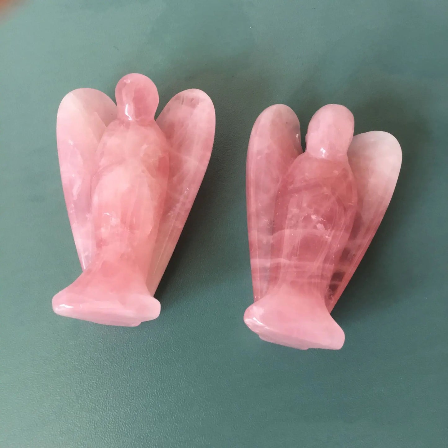 Natural Rose Quartz Angel