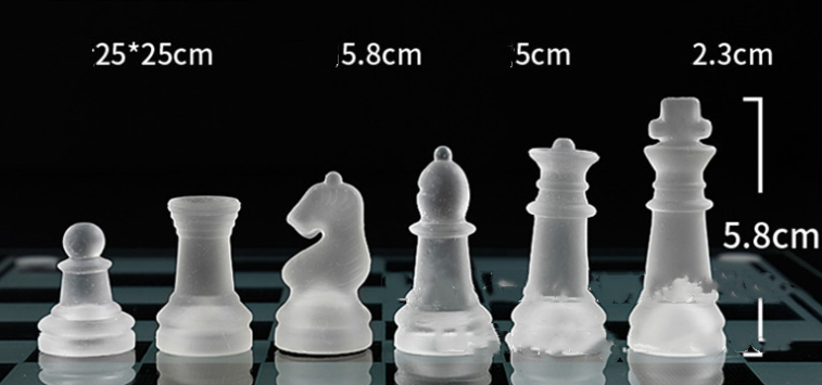 Mystic Glass Chess Set