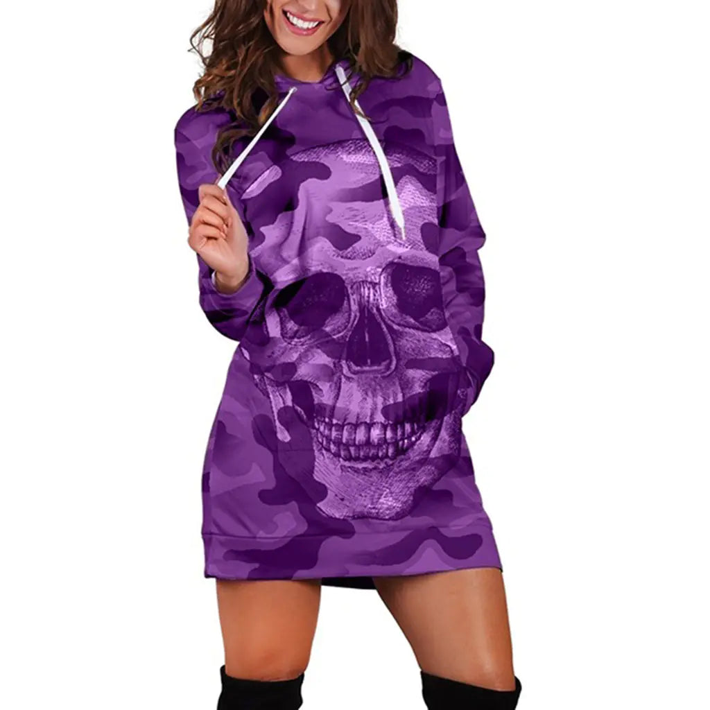 Camouflage Skull Hoodie