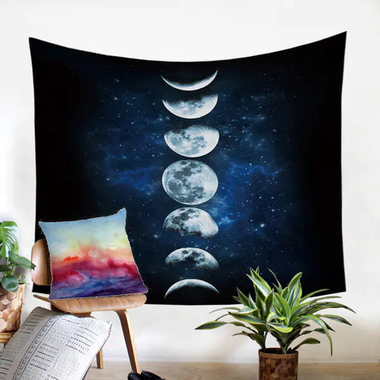Starry Moon Tapestry