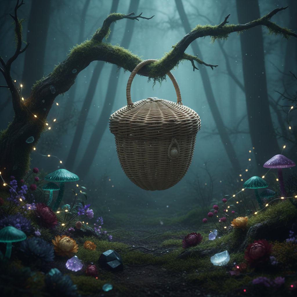 Acorn Hand Woven Bag - Sorceress Sanctuary