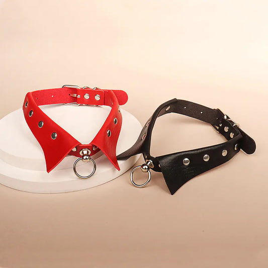 Punk Gothic Leather Choker