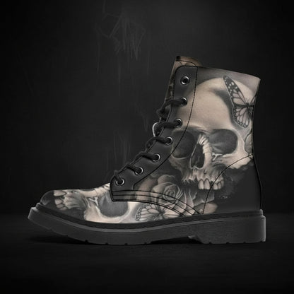 Casual Christmas Print Halloween Boots for Men Sorceress Sanctuary