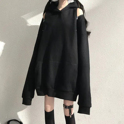 Gothic Oversized Hoodie