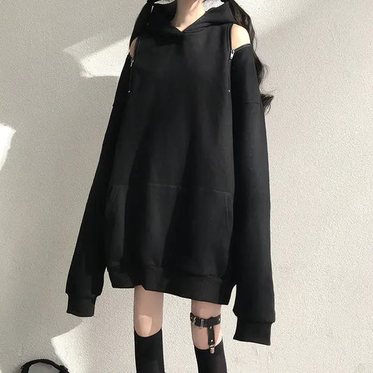 Gothic Oversized Hoodie
