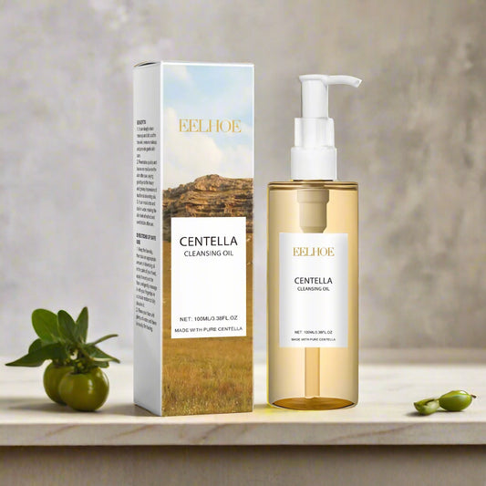 Elle Hoe Centella Cleansing Oil bottle and packaging on a white background