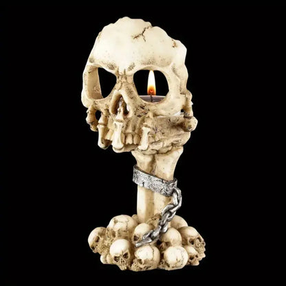 Skull Candle Holder