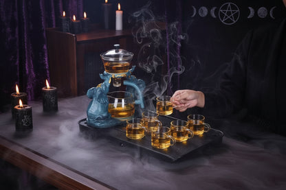 Enchanted Glass Tea Set - Sorceress Sanctuary