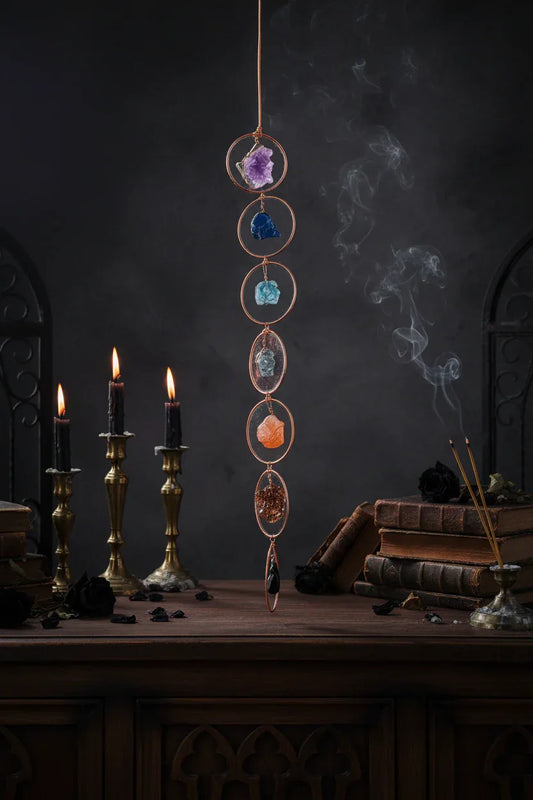 7 Chakra Chain - Sorceress Sanctuary 7-colour pendant
