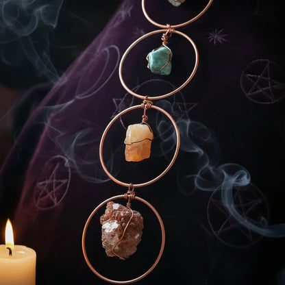 7 Chakra Chain - Sorceress Sanctuary 7-colour pendant