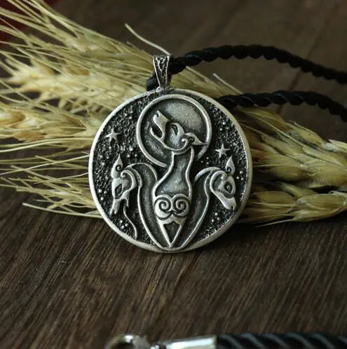 Hound Dog Pendant | Double-Sided