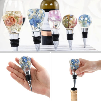 DIY Crystal Resin Wine Stopper Silicone Mould