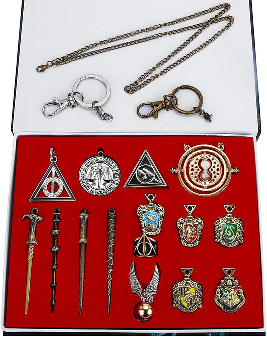 Harry Potter Wand & Keychain Box Set