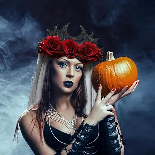 Elegant Rose Witch Hat