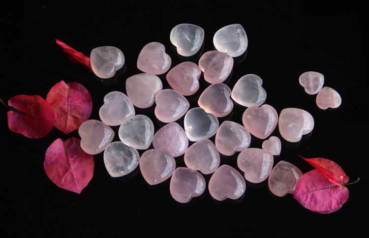 Heart Crystal | Natural Pink Quartz