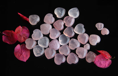 Heart Crystal | Natural Pink Quartz