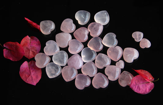 Heart Crystal | Natural Pink Quartz
