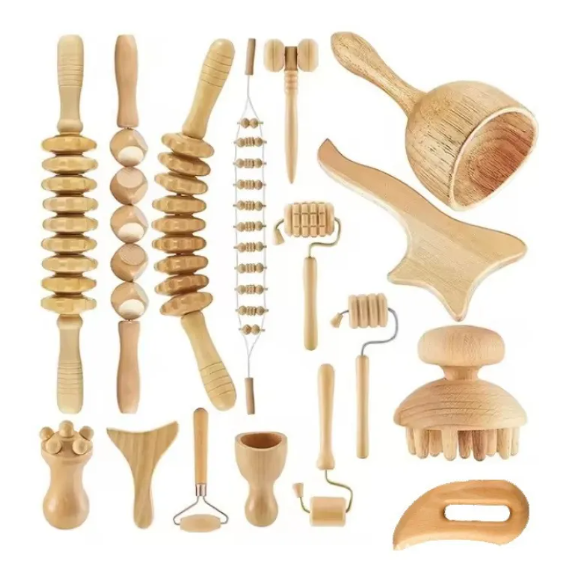 Wood Zen Meridian Massage Roller